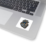 Chopper Girl Kiss-Cut Sticker — Retro Motorcycle Pinup Decal