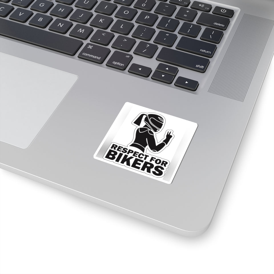 Respect for Bikers Kiss-Cut Sticker