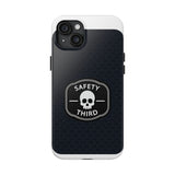 Safety Third Tough Phone Case — Skull Badge Protective iPhone Cover