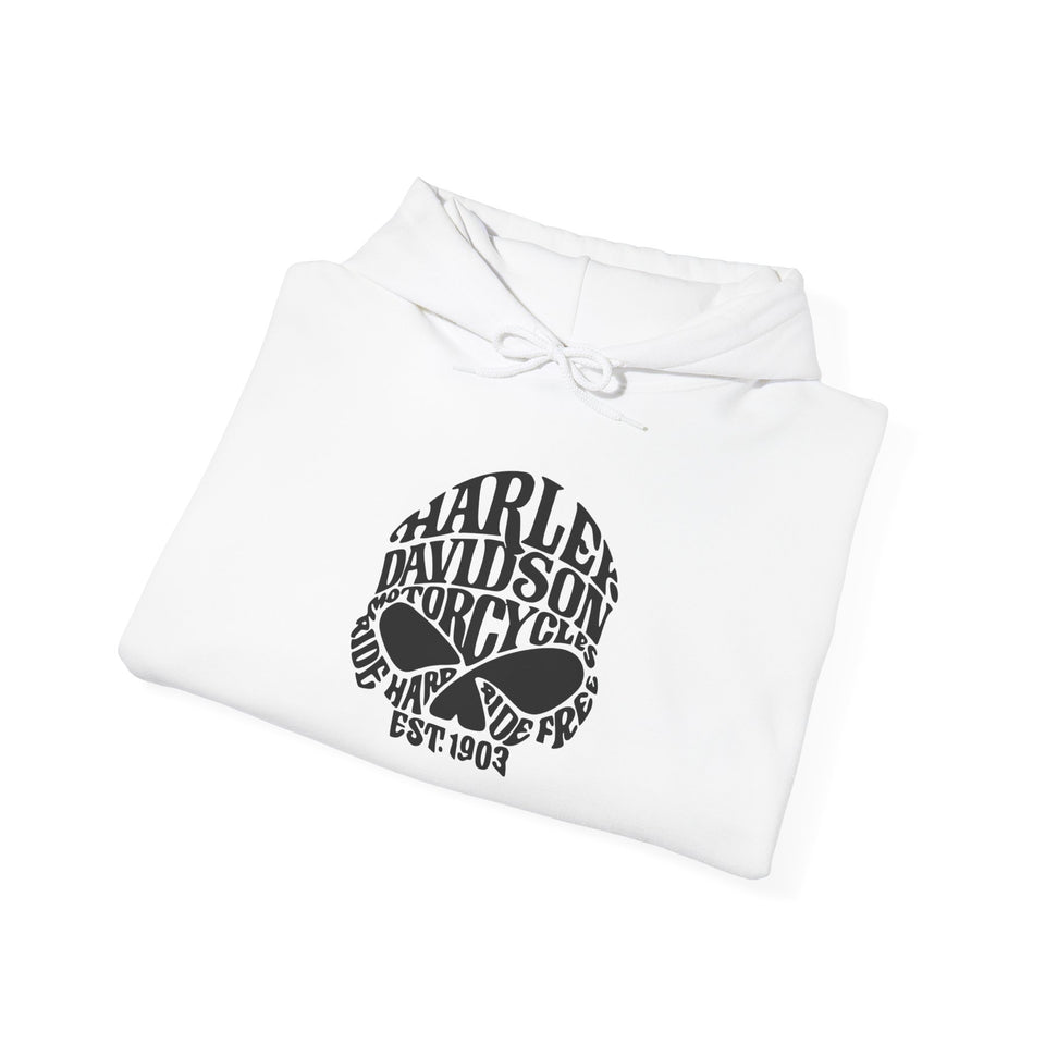 Harley Davidson Skull Hoodie — Chopper Time Motorcycle Pullover