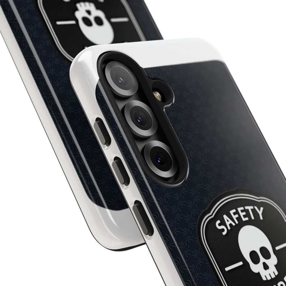 Safety Third Tough Phone Case — Skull Badge Protective iPhone Cover