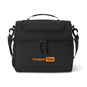 Insulated Cooler Bag — "Chopper Time" Compact Lunch & Beverage Cooler