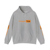 Chopper Time Hoodie — Minimal Logo Pullover for Motorcycle & Aviation Fans