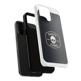 Safety Third Tough Phone Case — Skull Badge Protective iPhone Cover