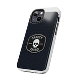 Safety Third Tough Phone Case — Skull Badge Protective iPhone Cover