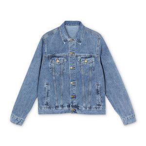 Denim Jacket — Vintage Skeleton "But... Did You Die?" Back Patch