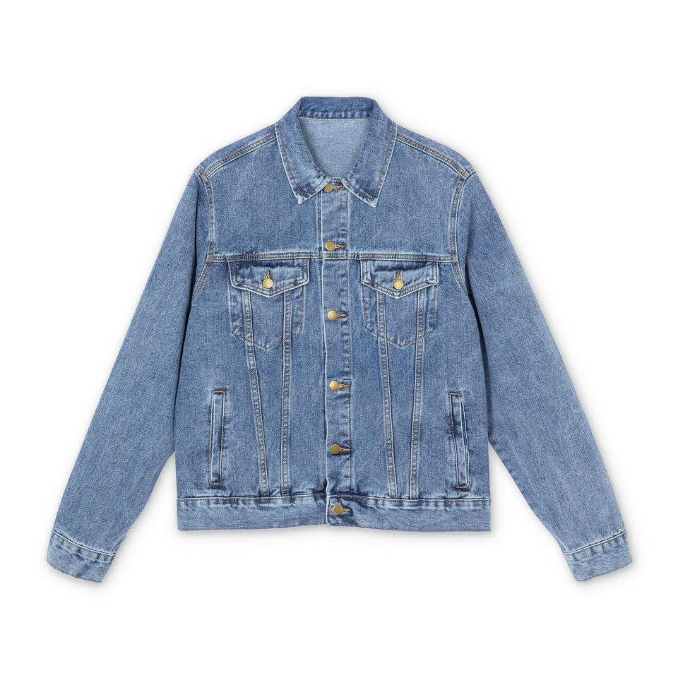 Denim Jacket — Vintage Skeleton "But... Did You Die?" Back Patch