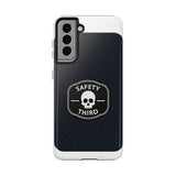 Safety Third Tough Phone Case — Skull Badge Protective iPhone Cover