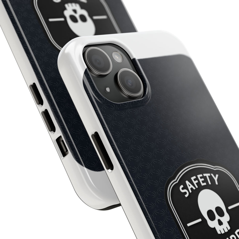 Safety Third Tough Phone Case — Skull Badge Protective iPhone Cover