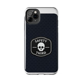 Safety Third Tough Phone Case — Skull Badge Protective iPhone Cover