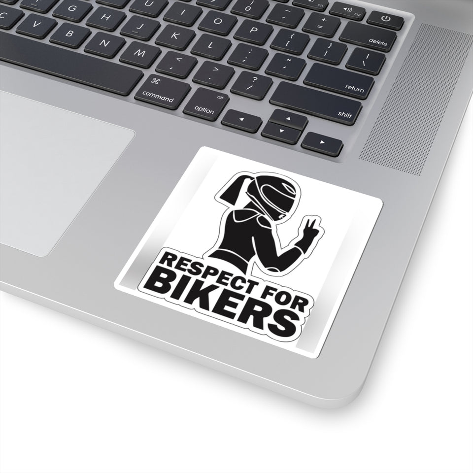 Respect for Bikers Kiss-Cut Sticker