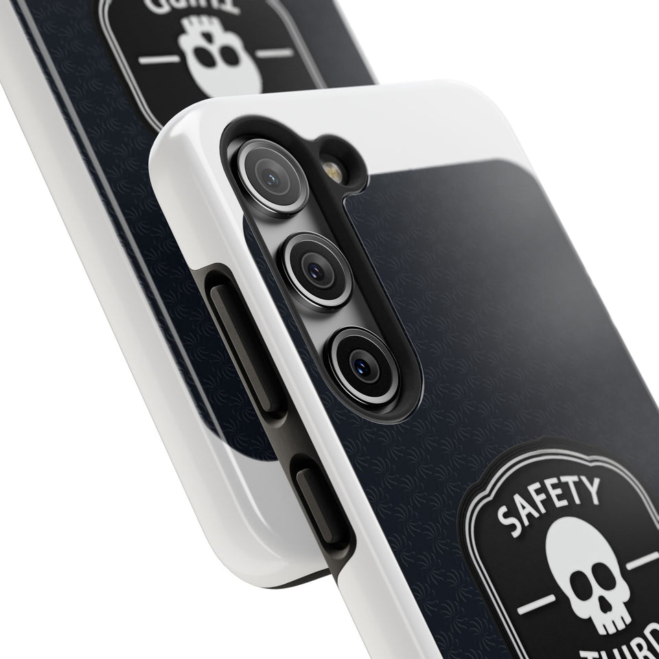 Safety Third Tough Phone Case — Skull Badge Protective iPhone Cover