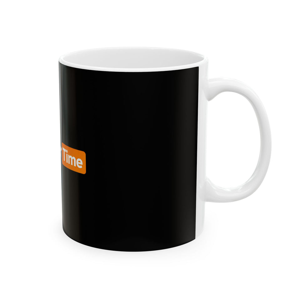 Chopper Time Coffee Mug - Black Ceramic 11oz & 15oz