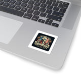Freedom First "Safety Third" Kiss-Cut Sticker — Patriotic George Washington Design
