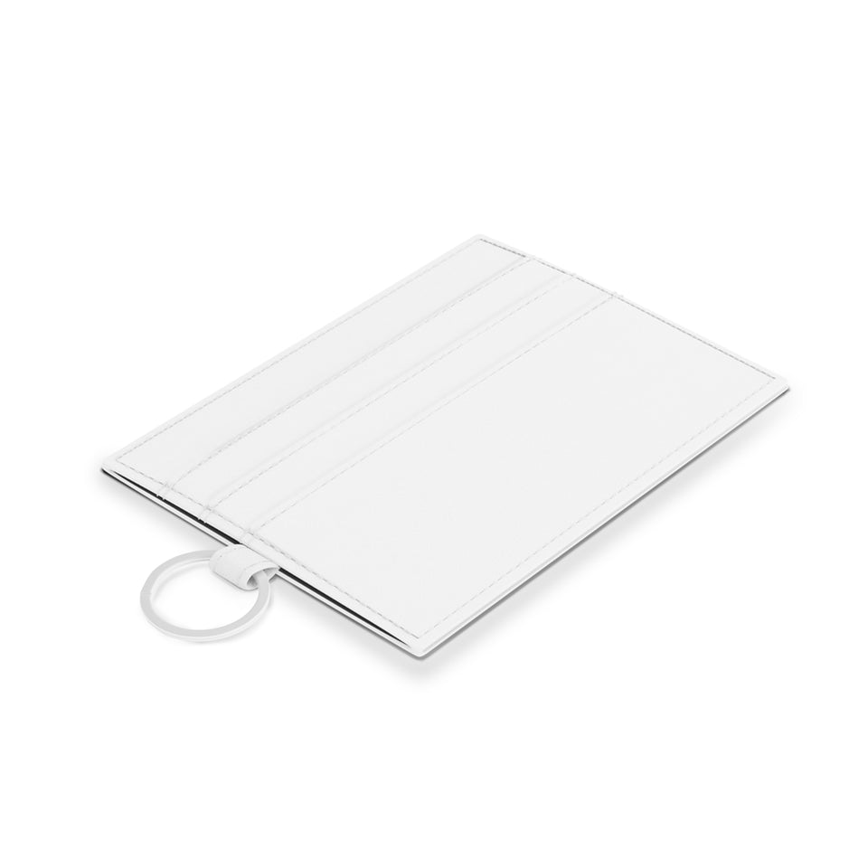 Safety Third Skull Card Holder — Saffiano Leather ID Wallet