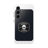 Safety Third Tough Phone Case — Skull Badge Protective iPhone Cover