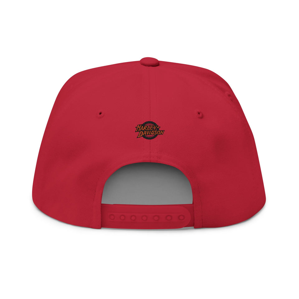 Route 66 Embroidered Flat Bill Cap