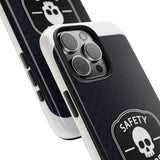 Safety Third Tough Phone Case — Skull Badge Protective iPhone Cover