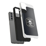 Safety Third Tough Phone Case — Skull Badge Protective iPhone Cover