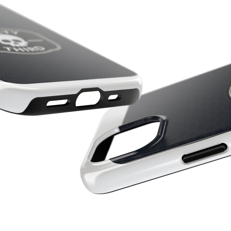 Safety Third Tough Phone Case — Skull Badge Protective iPhone Cover