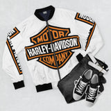 Harley-Davidson Inspired Bomber Jacket — 'But... Did You Die?' Skull Design