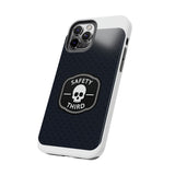 Safety Third Tough Phone Case — Skull Badge Protective iPhone Cover