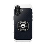 Safety Third Tough Phone Case — Skull Badge Protective iPhone Cover