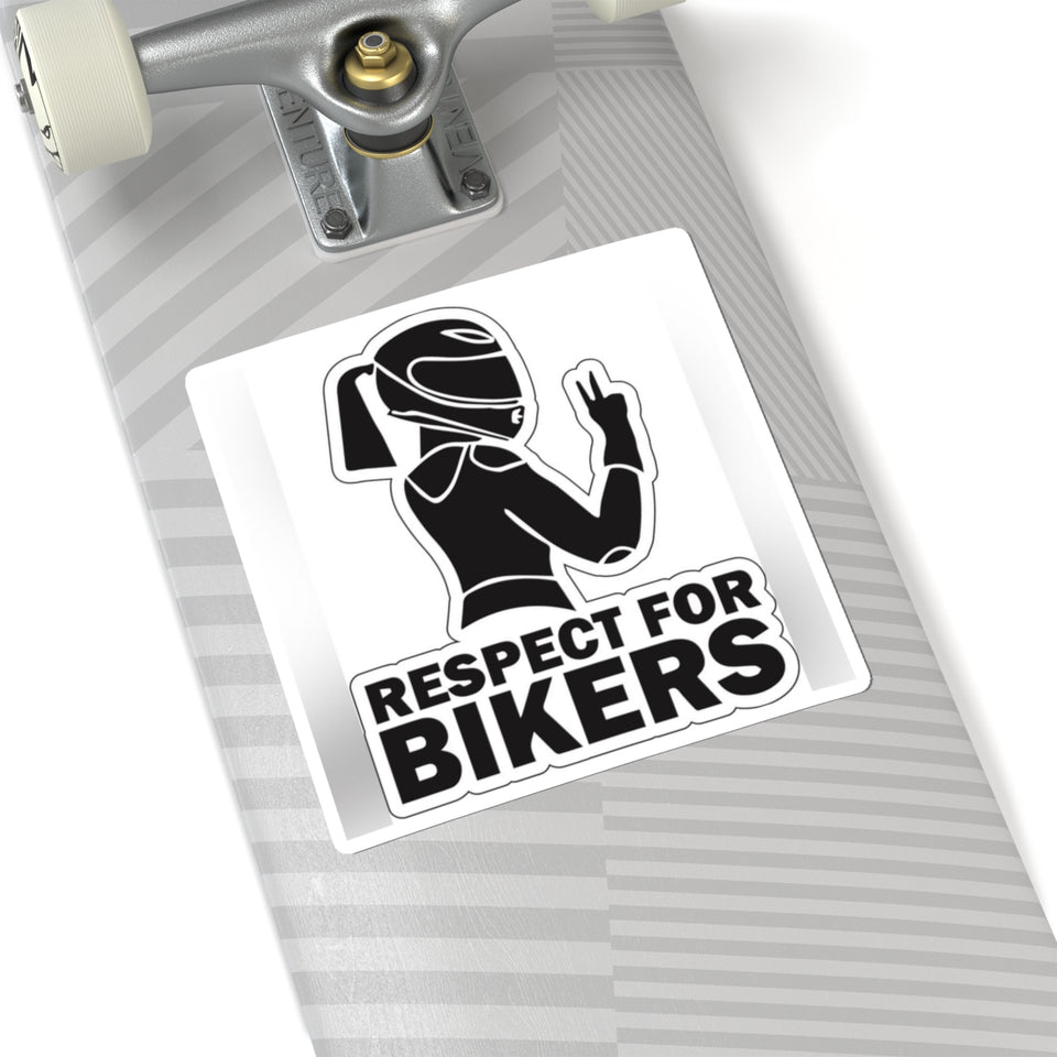 Respect for Bikers Kiss-Cut Sticker