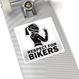 Respect for Bikers Kiss-Cut Sticker