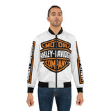 Harley-Davidson Inspired Bomber Jacket — 'But... Did You Die?' Skull Design