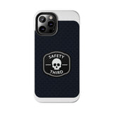 Safety Third Tough Phone Case — Skull Badge Protective iPhone Cover