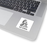 Old School Skeleton BMX Sticker — Kiss-Cut Bike Decal