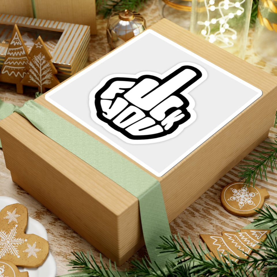 Sticker — Middle Finger 'F*ck You' Graphic Kiss-Cut Sticker