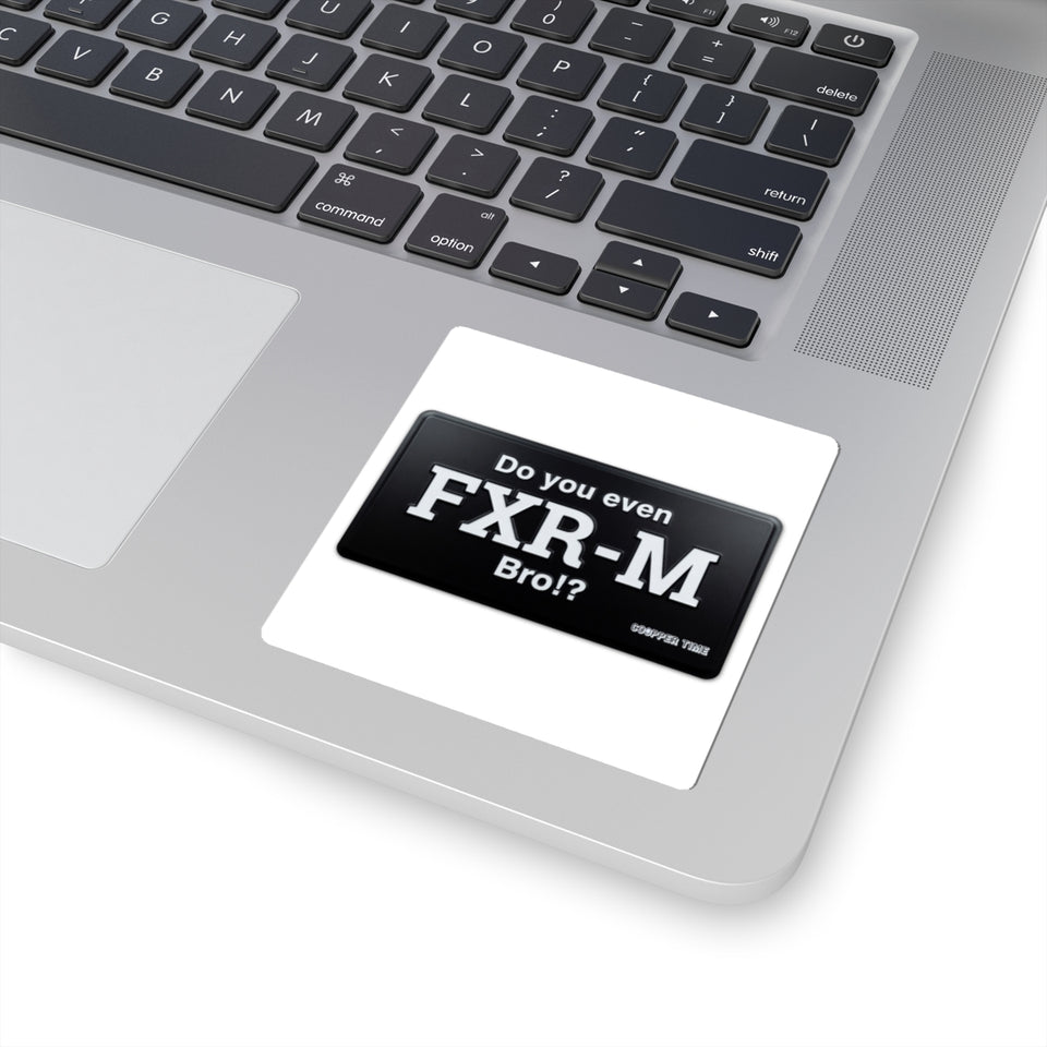 Do You Even FXR-M Bro? — Black Novelty Sticker
