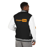 Letterman Jacket — 'Chopper Time' Vintage Motorcycle Club Bomber