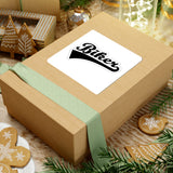 Biker Script Kiss-Cut Sticker — Retro Motorcycle Decal for Helmets, Laptops & Gear