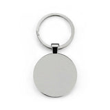 Chopper Time Round Stainless Steel Keychain - Motorcycle Logo Keyring