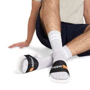Men's Slide Sandals — Removable Strap Custom Logo Slides