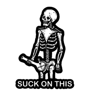 SUCK ON THIS sticker